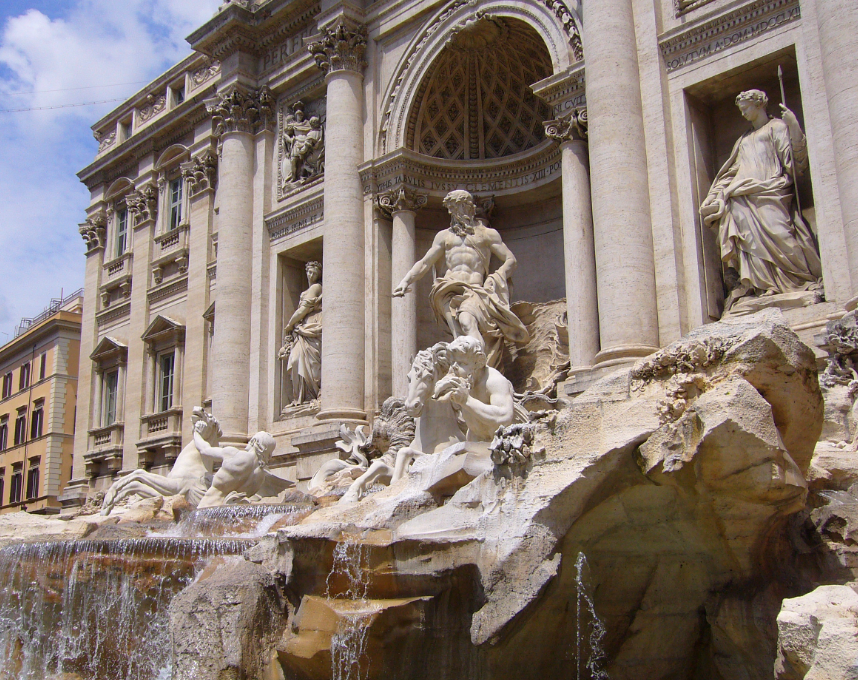 Trevi FountainがXingyan Stone Sculptureに出会う：中国と西の石の彫刻の衝突