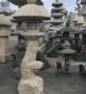 庭の装飾用のホットセール花崗岩の石ランタン